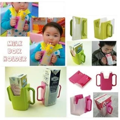 Jual Tempat Minum Susu Kotak Uht Buavita Anak Belajar Jus Milk Foldable