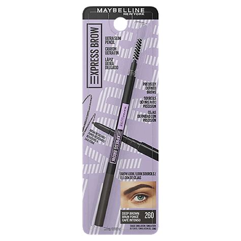 Maybelline New York Express Brow 260 Ultra Brown Ultra Slim Eyebrow