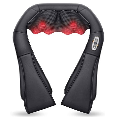 U Shape Electrical Shiatsu Back Neck Shoulder Body Massager Infrared Heated 4d Kneading Carhome