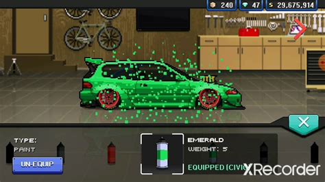 Pixel Car Racer Civic Tune Sec Youtube