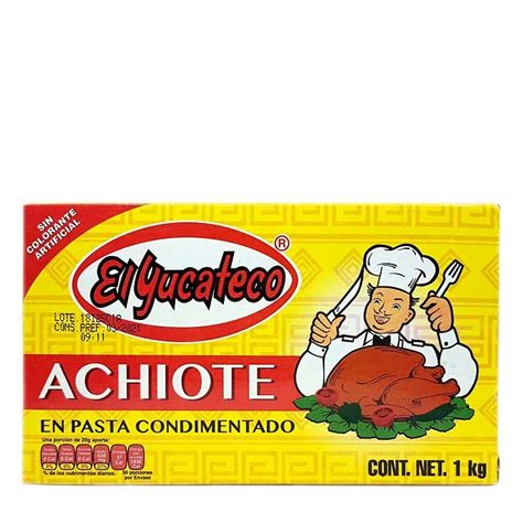 Condimento De Achiote 1kg El Yucateco