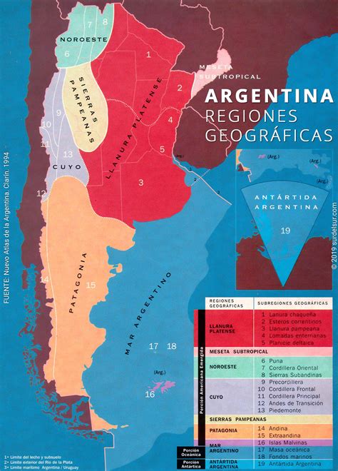 8 Argentina Geographic Regions El Sur Del Sur