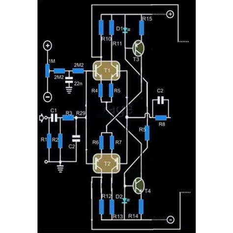 100 Watt Class D Amplifier Circuit Diagram