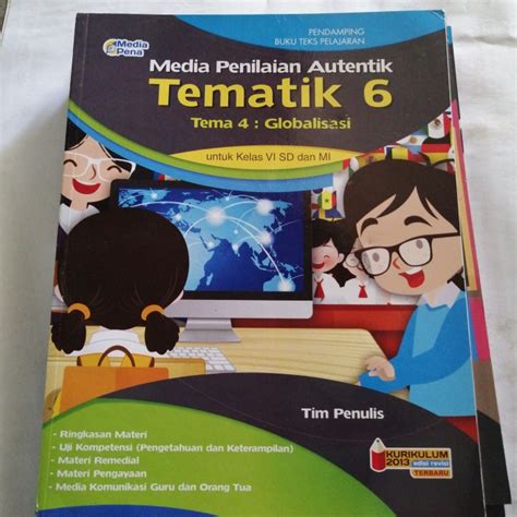 Jual MEDIA PENILAIAN AUTENTIK TEMATIK SD KELAS 6 TEMA 1 2 3 4 5 6 7 8 9