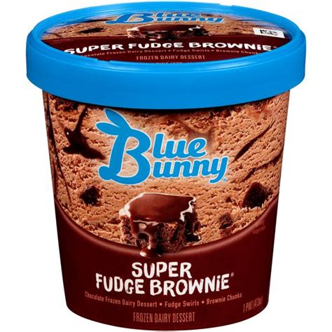 Blue Bunny Super Fudge Brownie Ice Cream Hy Vee Aisles Online Grocery