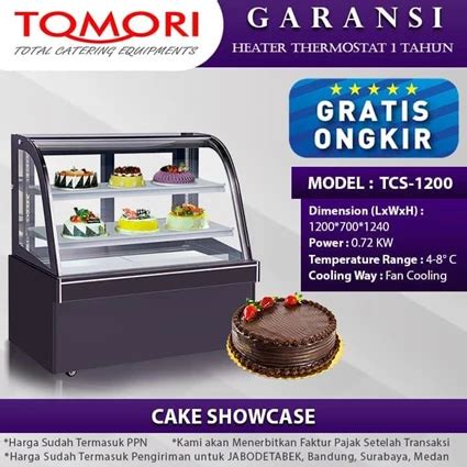 Jual TOMORI Mesin Showcase Cake TCS 1200 PT INDOTARA PERSADA