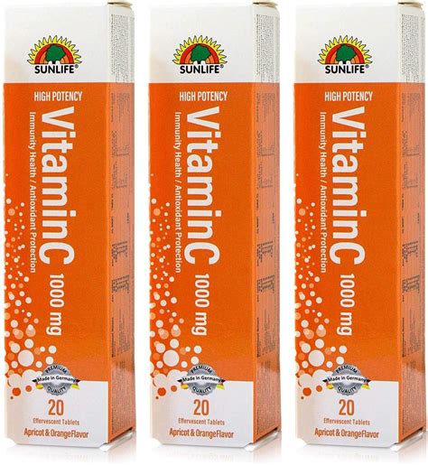 Sunlife Effervescent Vitamin C Mg Tab S Pack Of Buy Online