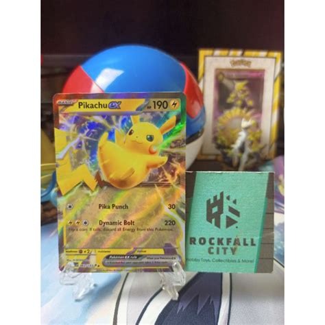 Pokemon Tcg Pikachu Ex 63 198 Double Rare Paldea Evolved Shopee Philippines