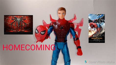 Figura Spider Man Homecoming Máscara Removible Bootleg Mexicano YouTube