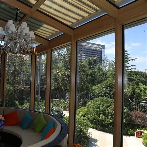 Nylon Sunrooms Houses Aluminium Glass Sunroom For Solarium China