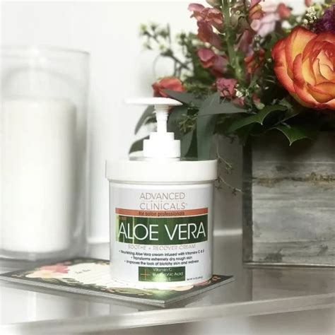 Advanced Clinicals Aloe Vera Soothe Recover Cream