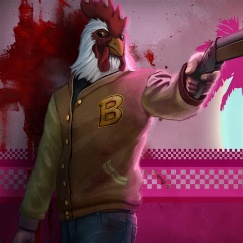 Jacket W Richard Hotline Miami Minecraft Skin