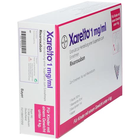 Xarelto® 1 Mgml 100 Ml Mit Dem E Rezept Kaufen Shop Apotheke