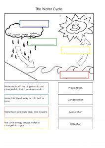 Water Cycle Worksheet Australian Curriculum Lessons Riset