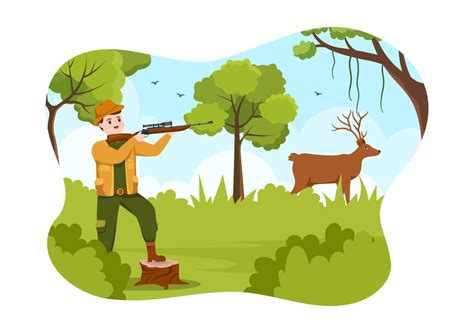 Hunting Animals Clipart Image