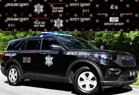 Richland County, SC Sheriff's Department CAT — Cardinal Police Diecast