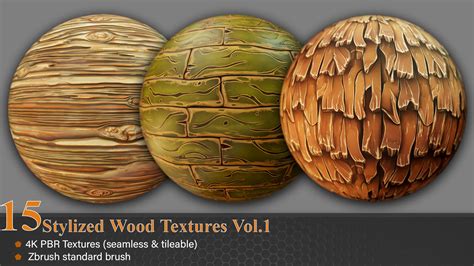 stylized wood textures vol flippednormals