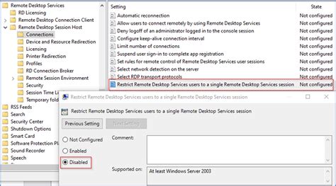 How To Allow Multiple RDP Sessions