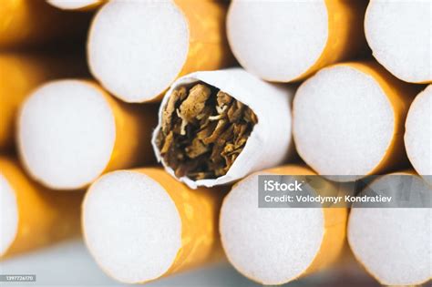 Tutup Latar Belakang Atau Tekstur Rokok Tembakau Rokok Produk Tembakau