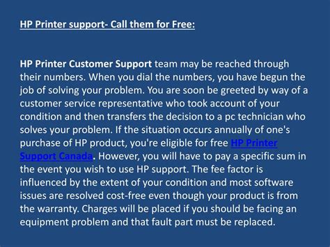 hp printer support line 4