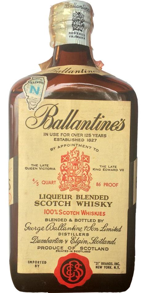 Ballantines Liqueur Blended Scotch Whisky Ratings And Reviews