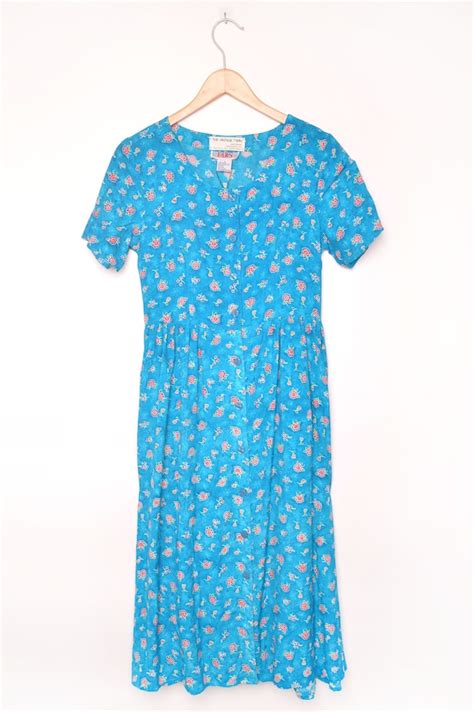 Womens Floral Maxi Dress Gem