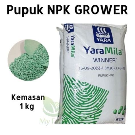 Pupuk Npk Yaramila Winner S Kemasan Kg Atau Grower