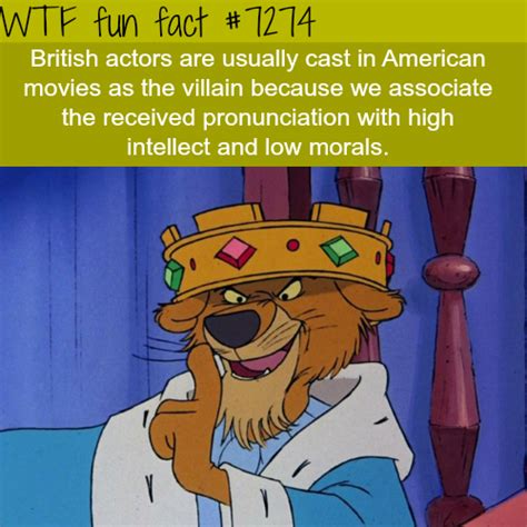 Why A Lot Of Villains In Movies Have British Wtf Fun Facts Fun Facts