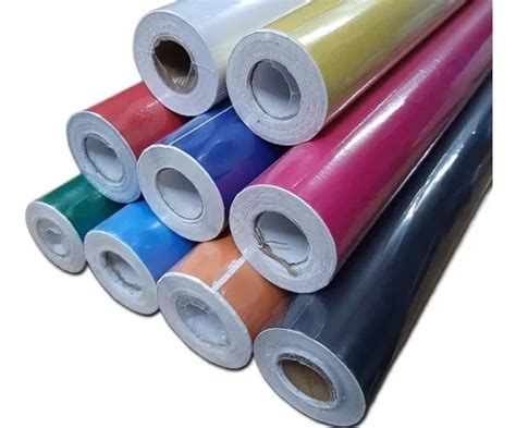 Papel Contac Autoadhesivo Colores Lisos Rollos De X Mts Meses