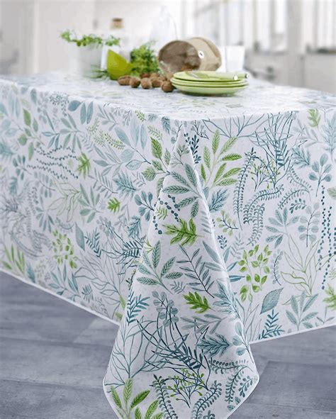 Nappe Toile Cir E Laurier Vert Tissus Et Nappes Westeel