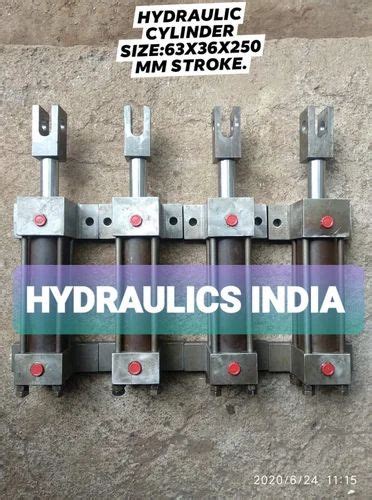 Iron Hydraulic Cylinder For Industrial Double Acting At Rs In