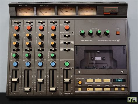 Teac Tascam Portastudio 244 80s 4 Track Multitrack Cassette Reverb