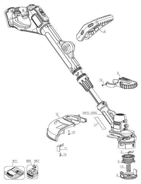 Black Decker S5530 Robbantott Rajz