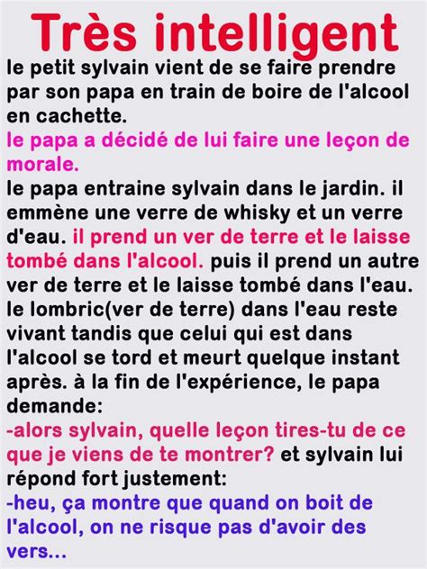 Quand un père décide de faire une leçon de morale à son fils Blague