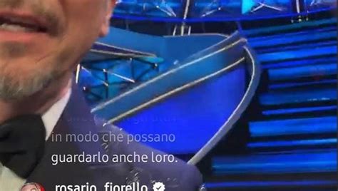 Fiorello Risponde Ad Amadeus Durante La Diretta Instagram Sanremo