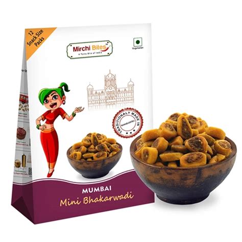 Mumbai Mini Bhakarwadi Snack Packs Authentic And Delicious Namkeen