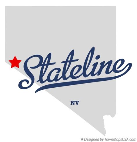 Map of Stateline, NV, Nevada