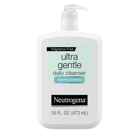 Neutrogena Fragrance Free Ultra Gentle Foaming Face Wash 16 Fl Oz