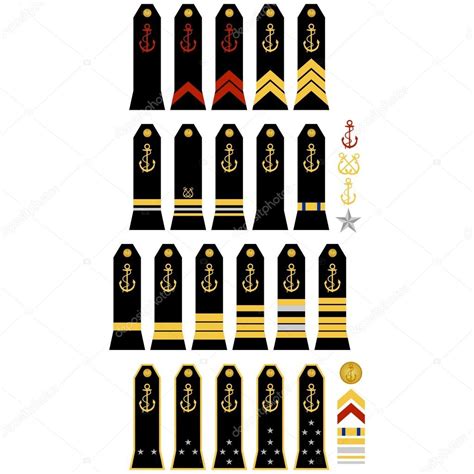 insignia de la Marina francesa — Vector de stock © GUARDING #49243181