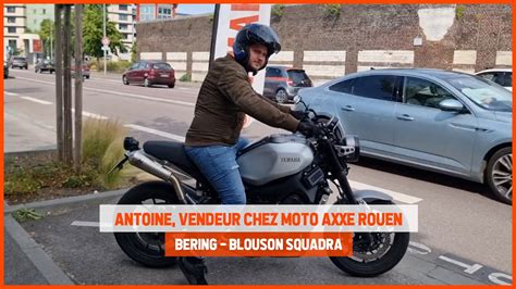 Test Du Blouson Textile Bering Squadra Par Antoine De Chez Moto Axxe