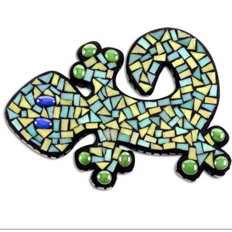 16 Gecko Diy Mosaic Kit Etsy Mosaic Diy Mosaic Kit Mosaic Kits