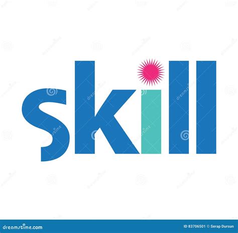 Skill Logo Concept Design Stock Illustration Illustration Of Creative