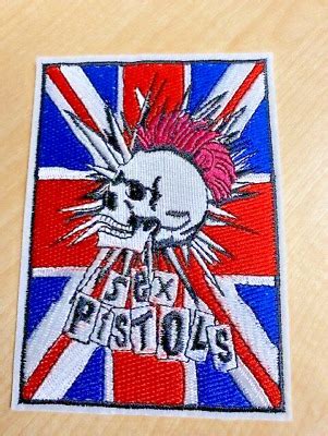 Sex Pistols Large Embroidered Iron Sew On Patch X Metal Rock