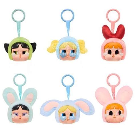 POP MART CRYBABY Sad Club Series Plush Doll Keychain Whole Box Of 6