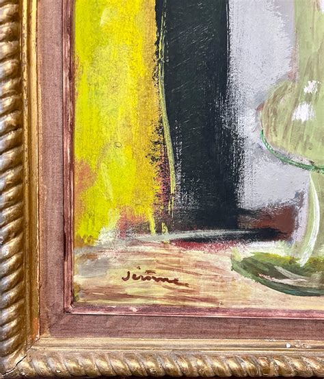 Pierre Jerome - Vibrant Floral Oil Painting Vase of Spring Flowers