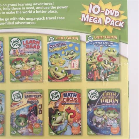 Bnib Leapfrog 10 Dvd Mega Pack Learn With Leap Babies And Kids Babies