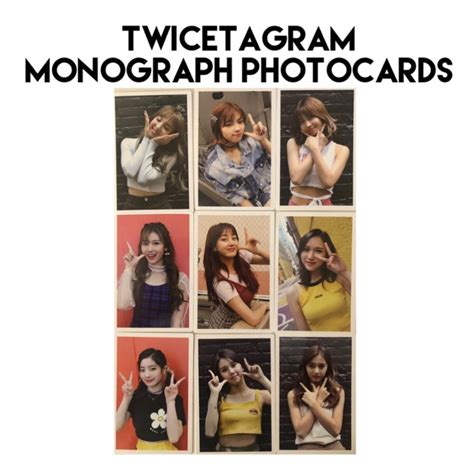 Twice Twicetagram Monograph Photocards Shopee Philippines