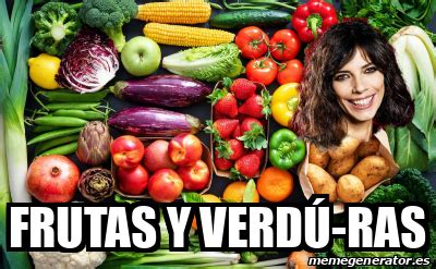 Meme Personalizado Frutas y verdú ras 32353410