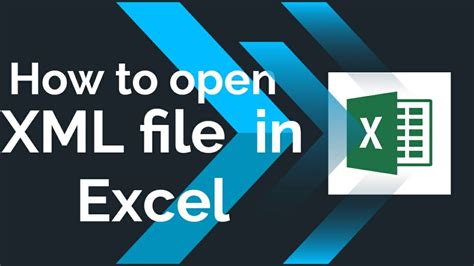 Excel How To Open Xml File In Excel Youtube