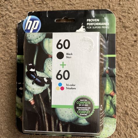 Hp 60 Ink Cartridge Combo Black Tri Color Values Mavin